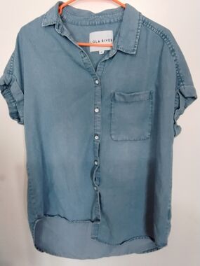 Men’s Light Blue Denim Shirt